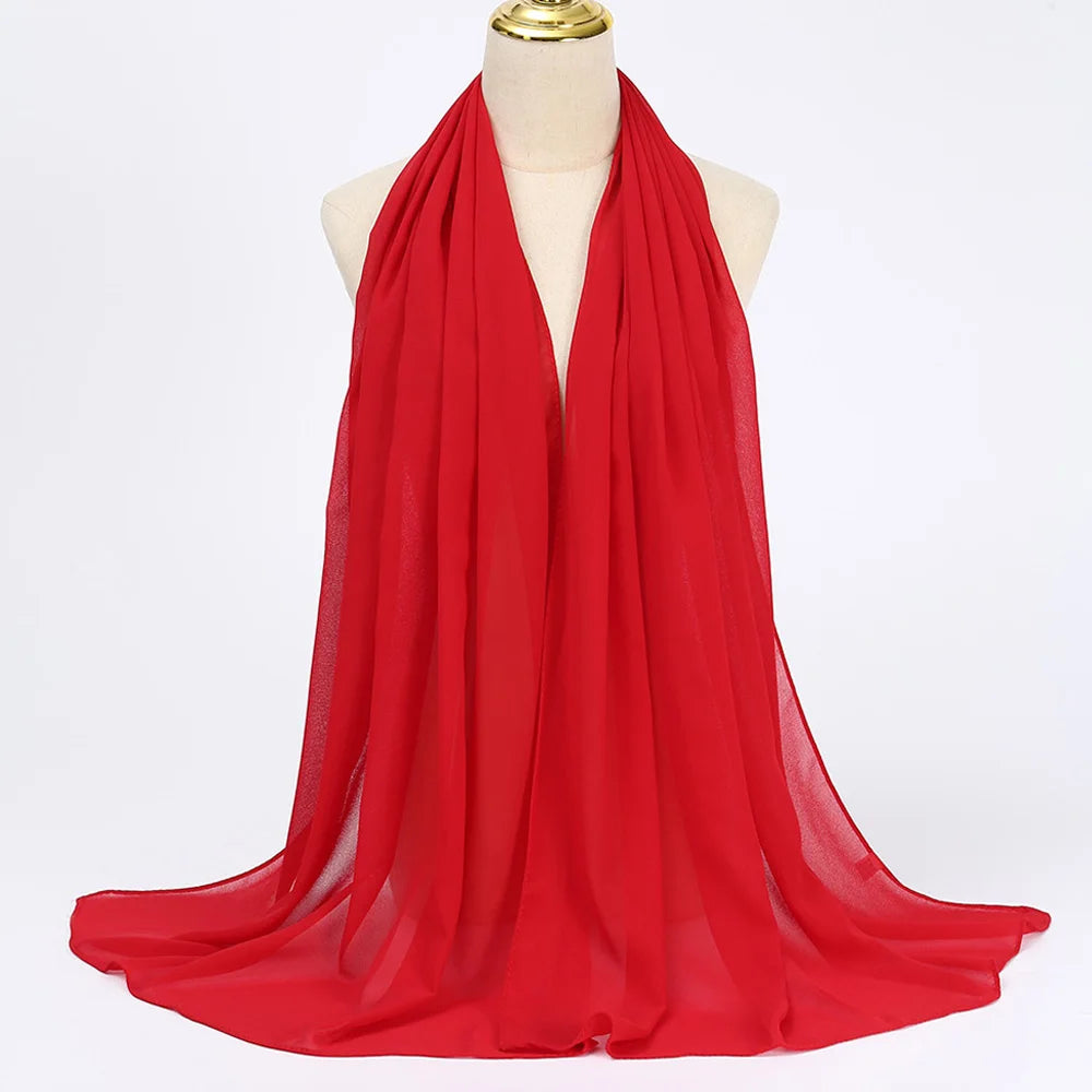Classic Chiffon Hijab | Elegant Lightweight Headscarf