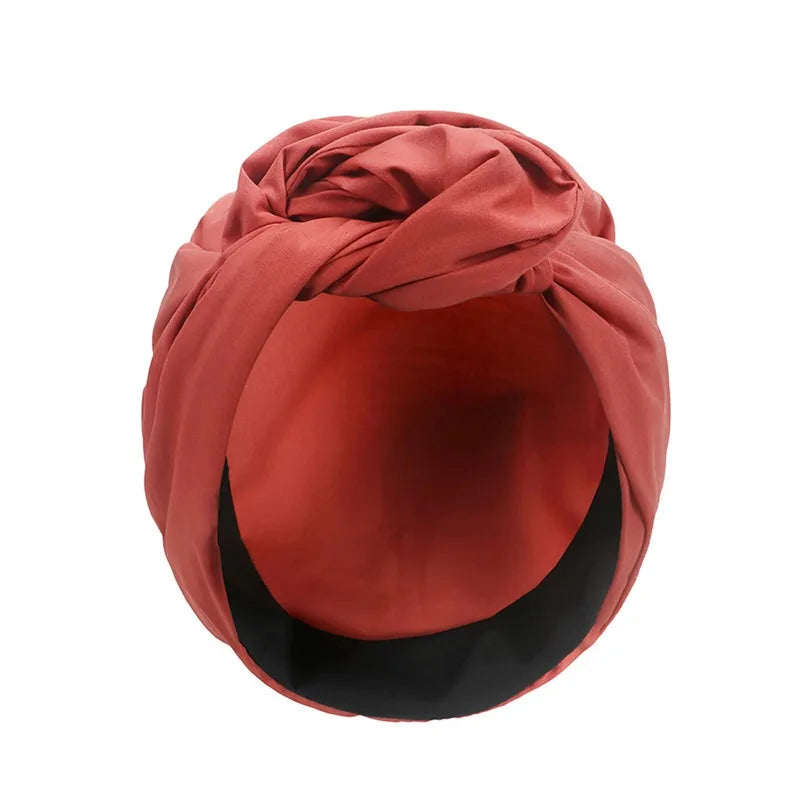 Premium Turban Headscarf for Women – Vintage Muslim Head Cover Cap