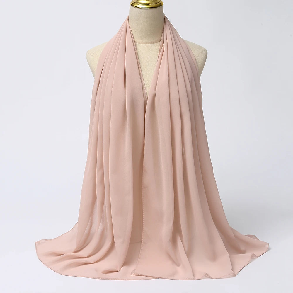 Classic Chiffon Hijab | Elegant Lightweight Headscarf