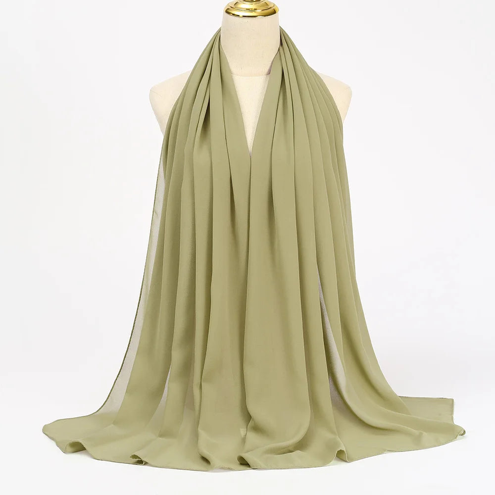 Classic Chiffon Hijab | Elegant Lightweight Headscarf
