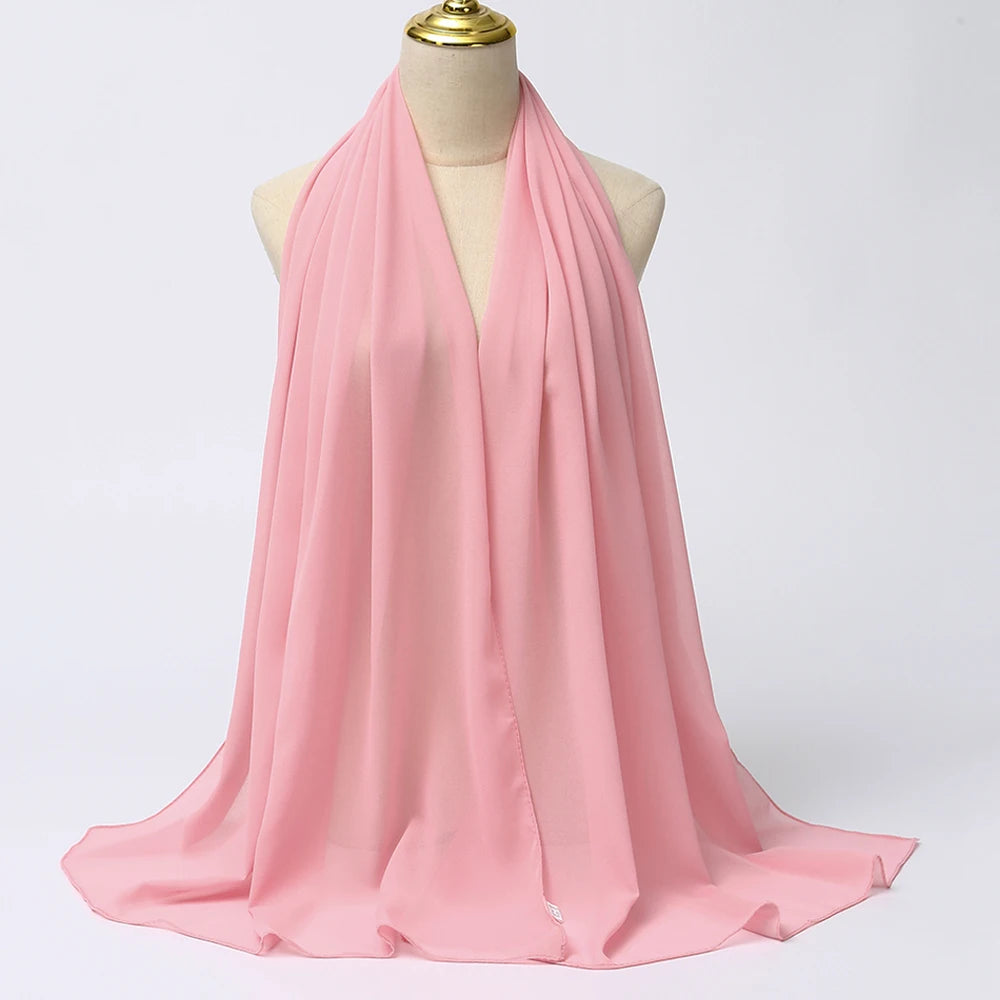 Classic Chiffon Hijab | Elegant Lightweight Headscarf