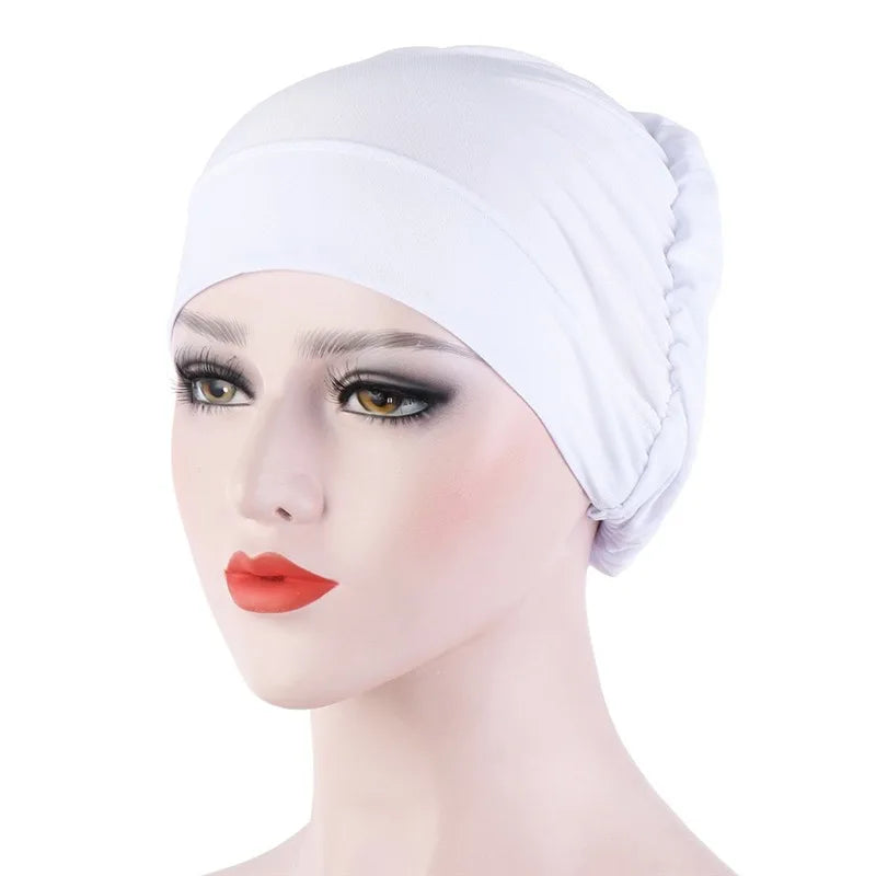 Premium Turban Headscarf for Women – Vintage Muslim Head Cover Cap