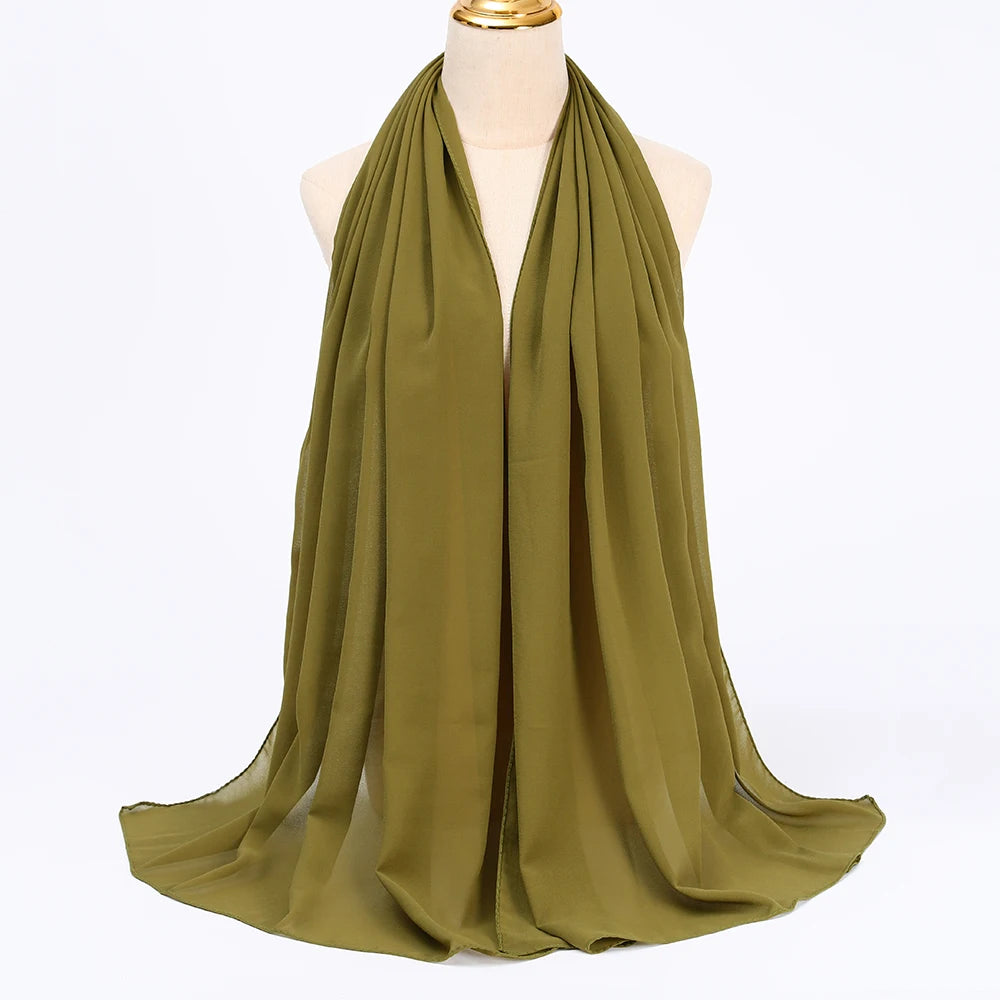 Classic Chiffon Hijab | Elegant Lightweight Headscarf
