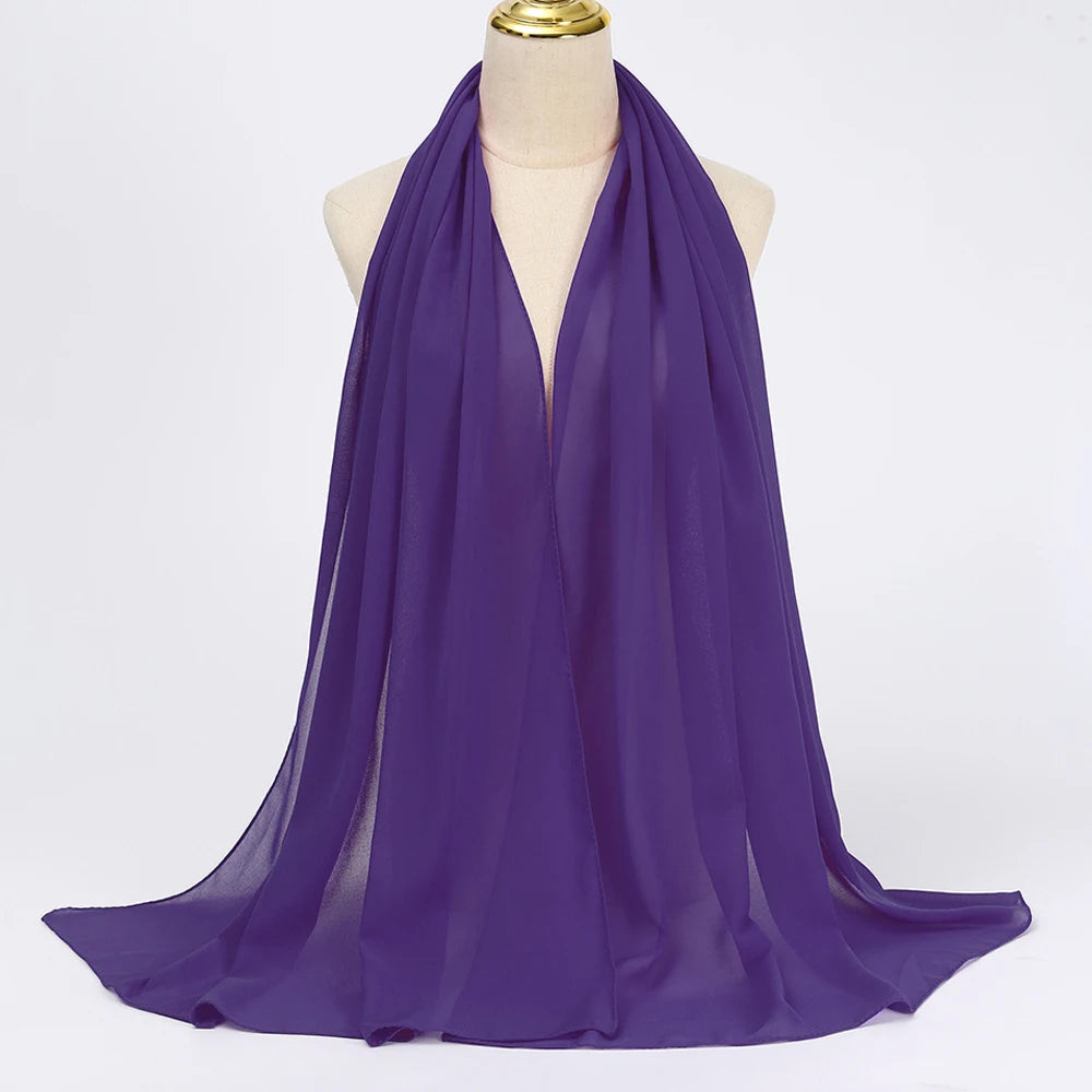 Classic Chiffon Hijab | Elegant Lightweight Headscarf
