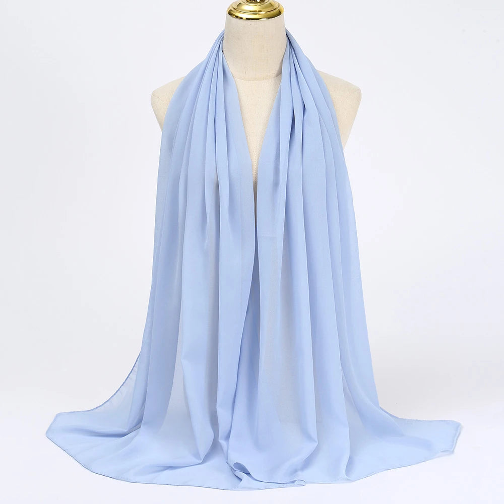 Classic Chiffon Hijab | Elegant Lightweight Headscarf