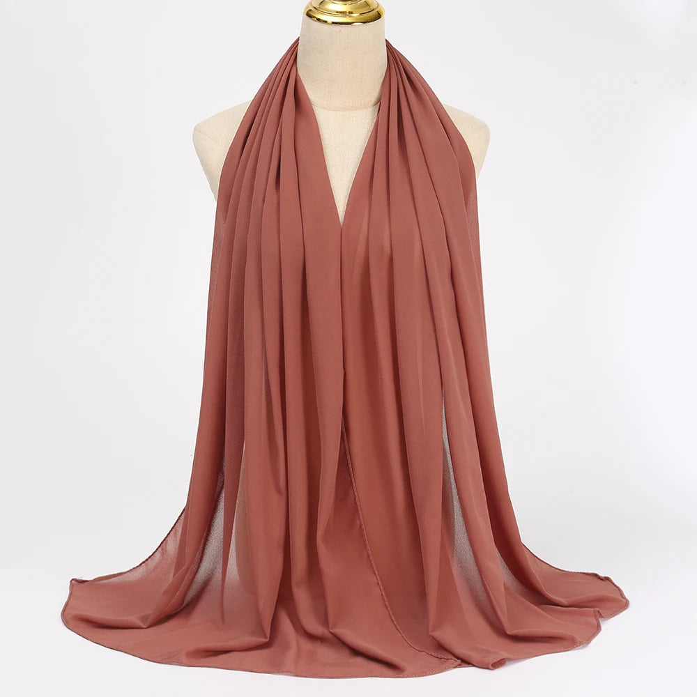 Classic Chiffon Hijab | Elegant Lightweight Headscarf