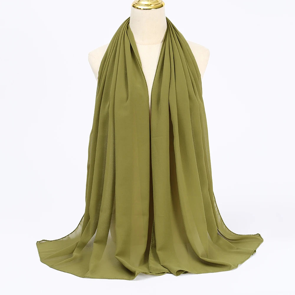 Classic Chiffon Hijab | Elegant Lightweight Headscarf