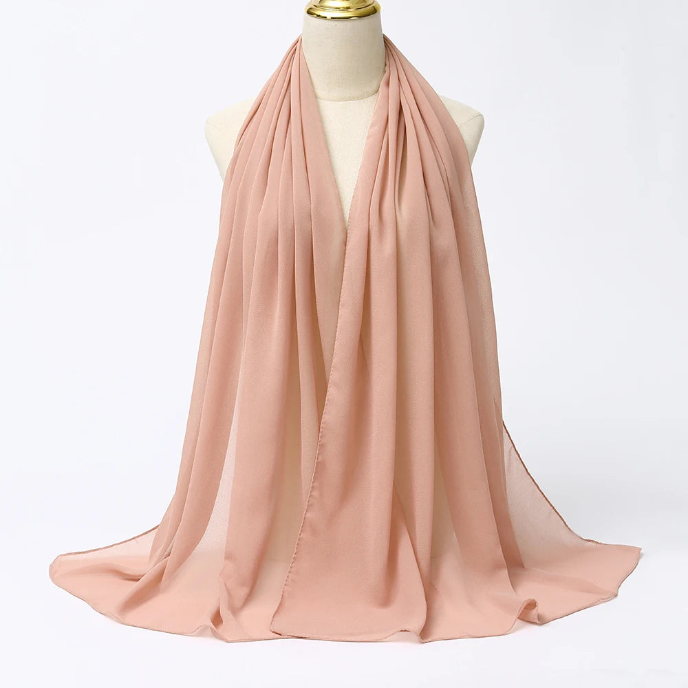 Classic Chiffon Hijab | Elegant Lightweight Headscarf