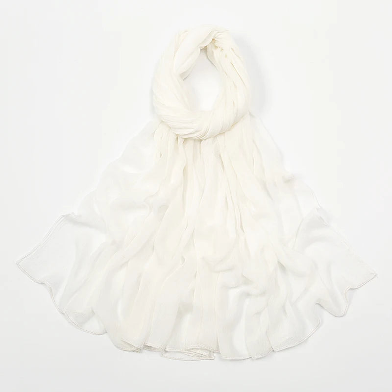 Premium Crinkle Rayon Hijab | Lightweight Modest Headscarf Wrap