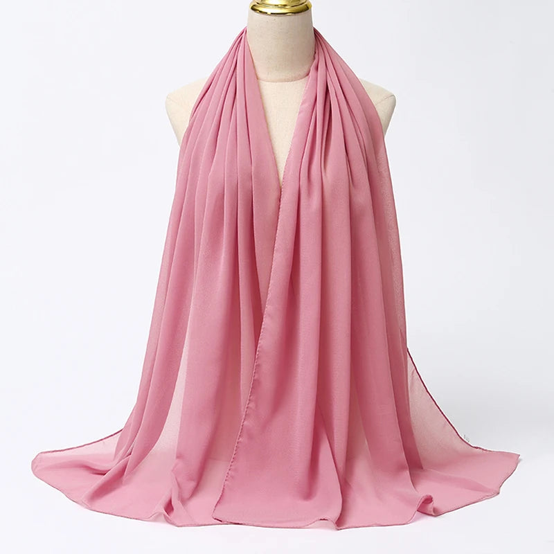 Classic Chiffon Hijab | Elegant Lightweight Headscarf