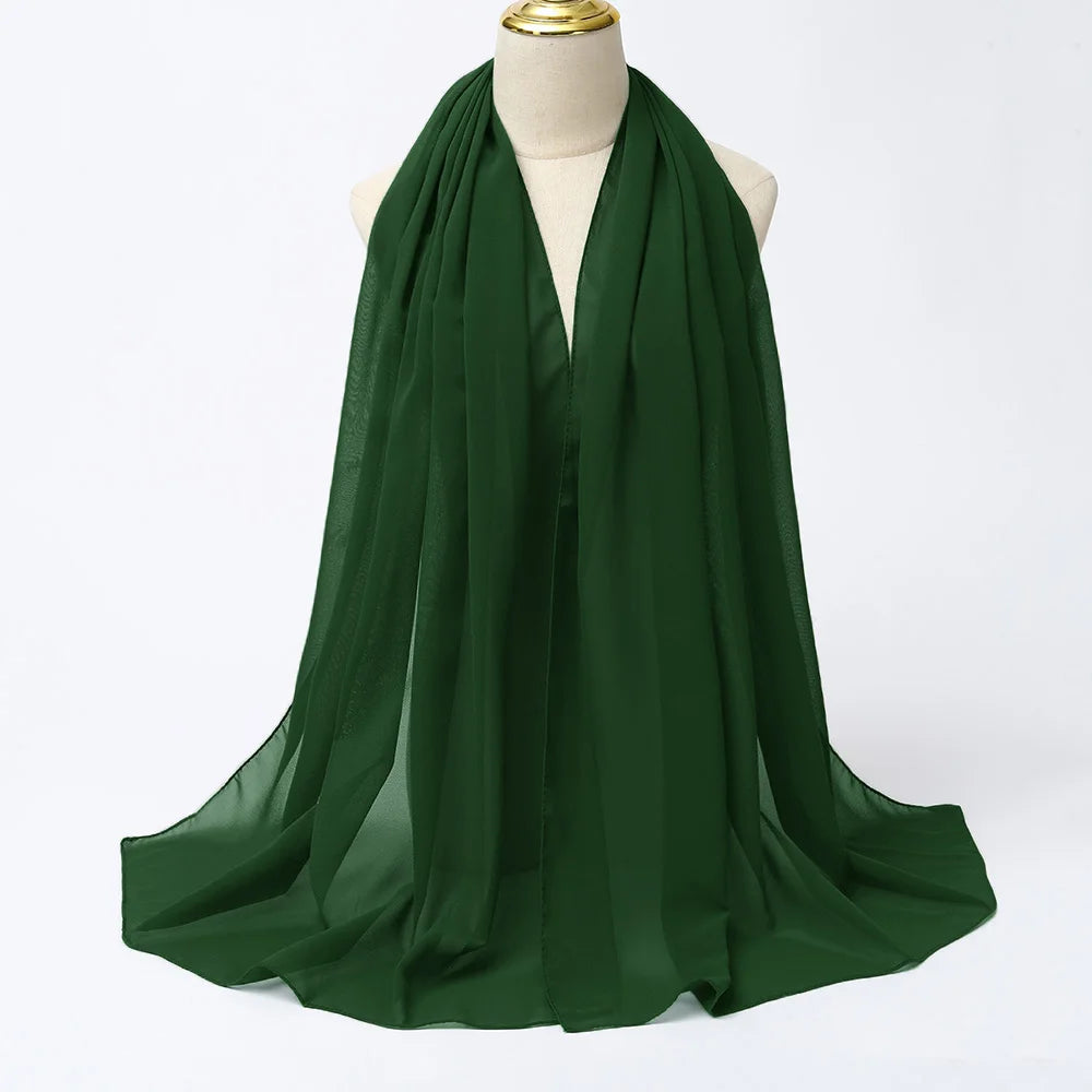 Classic Chiffon Hijab | Elegant Lightweight Headscarf