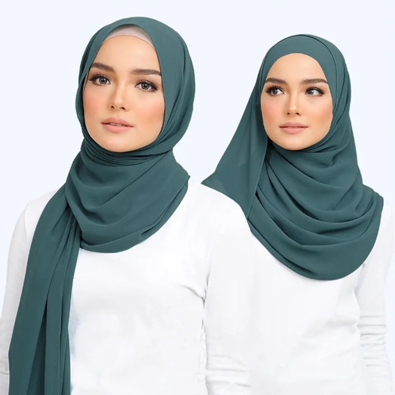 Classic Chiffon Hijab | Elegant Lightweight Headscarf
