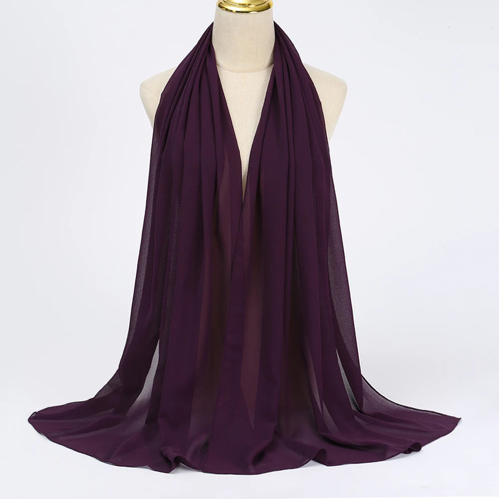 Classic Chiffon Hijab | Elegant Lightweight Headscarf