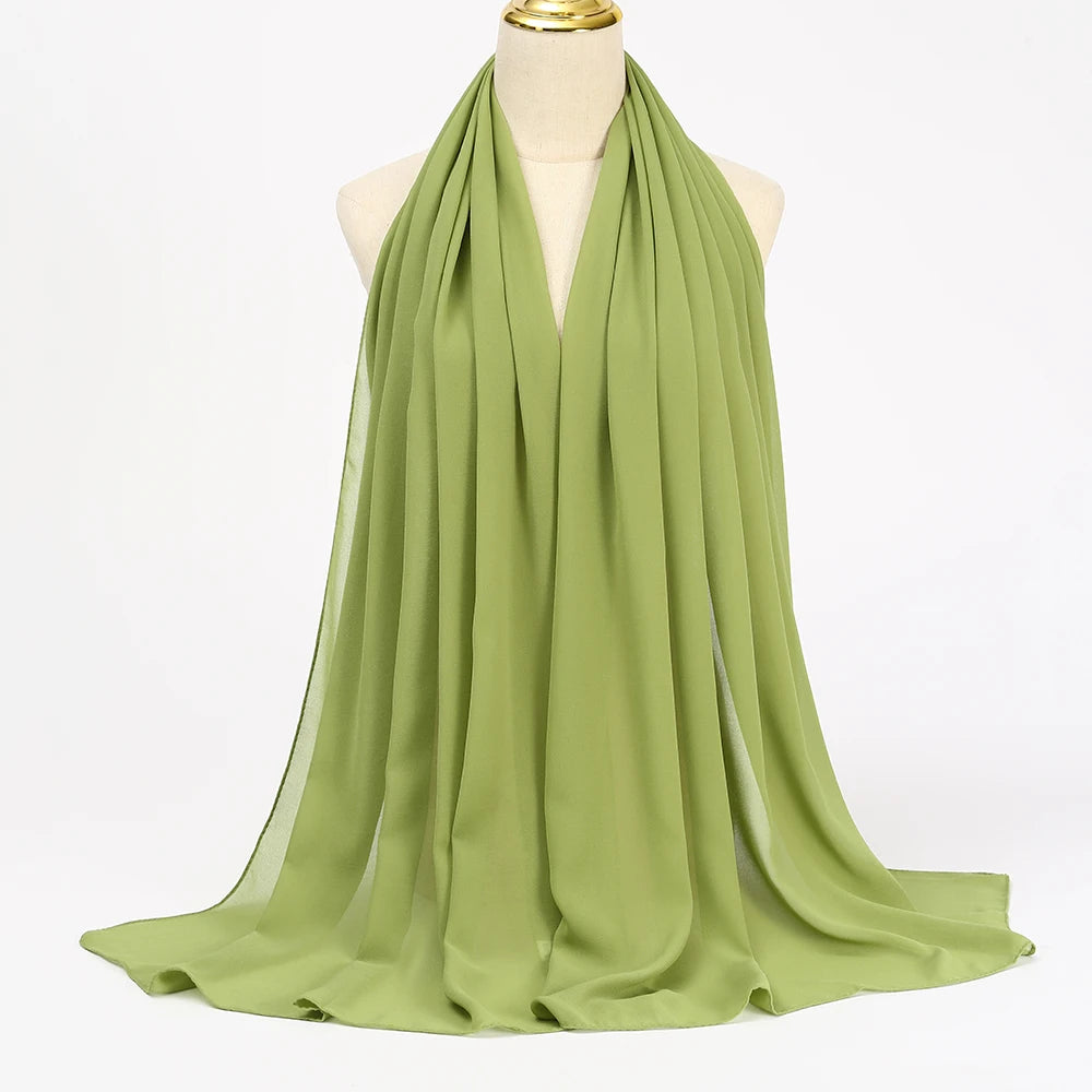 Classic Chiffon Hijab | Elegant Lightweight Headscarf