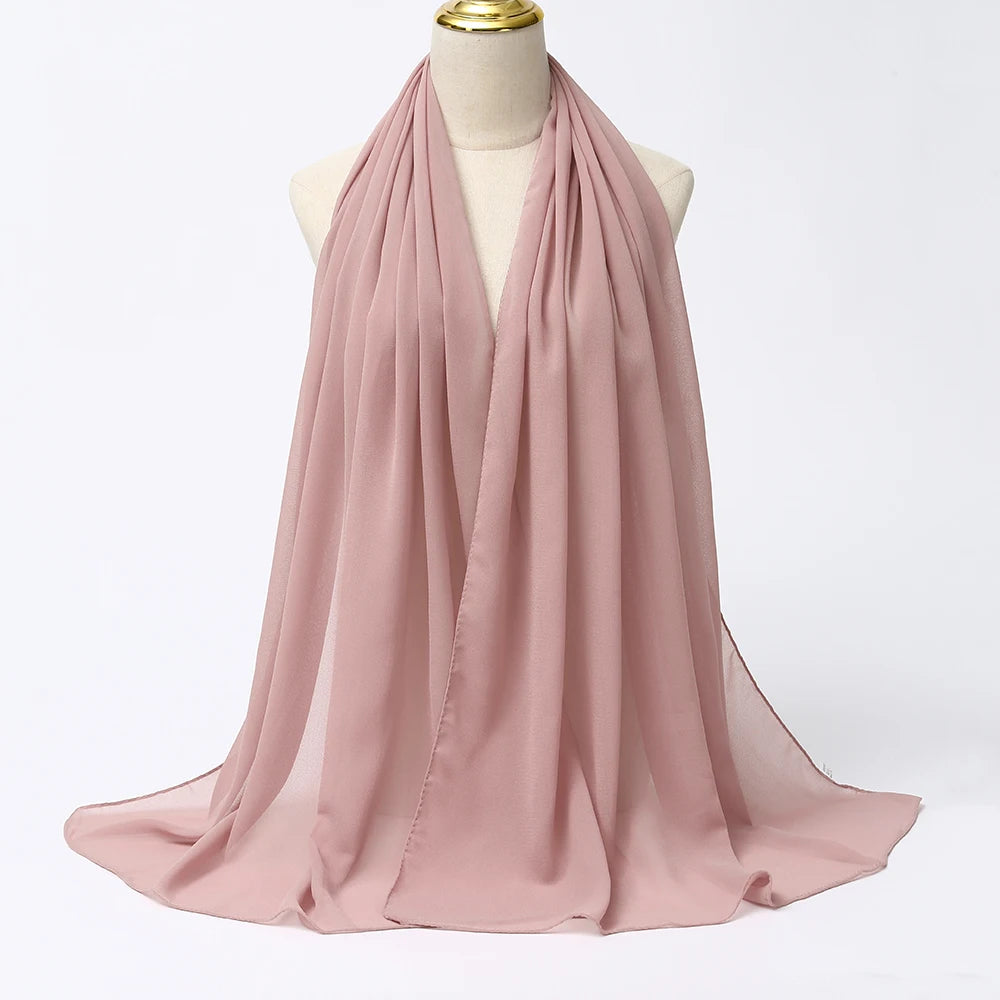 Classic Chiffon Hijab | Elegant Lightweight Headscarf